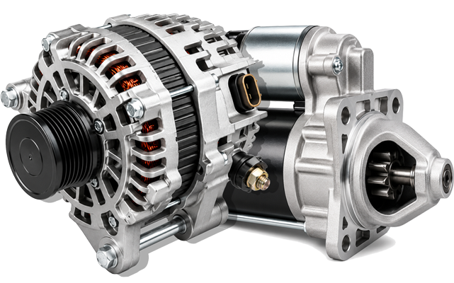 alternador y motor
